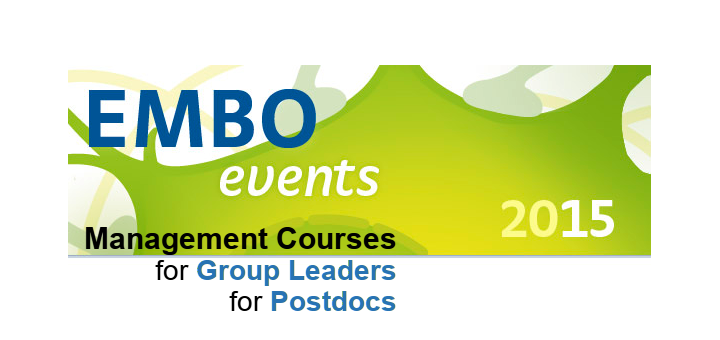 EMBO management courses for group leaders and postdocs