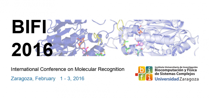 BIFI 2016: International Conference on Molecular Recognition (february 1-3, 2016)